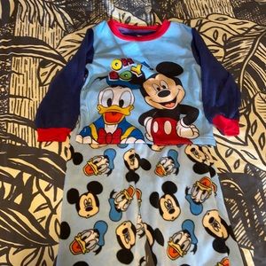 Mickey Mouse fleece winter pajama set